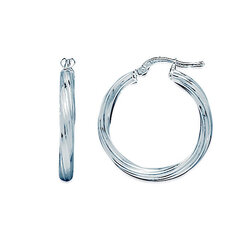 Paire de créoles   en Argent 925 /1000