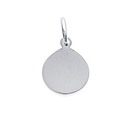 Plaque ronde  en Argent 925 /1000