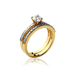 Solitaire   en Plaqué Or