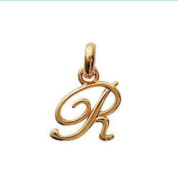 Prénom lettre R  en Plaqué Or