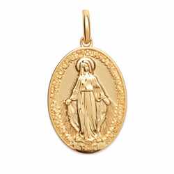 Pendentif religieux miraculeuse  en Plaqué Or
