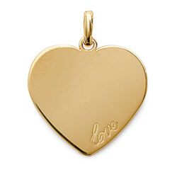 coeur  en Plaqué Or