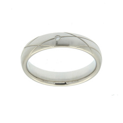 Diamant 0.015 Ct  en Argent 925 /1000