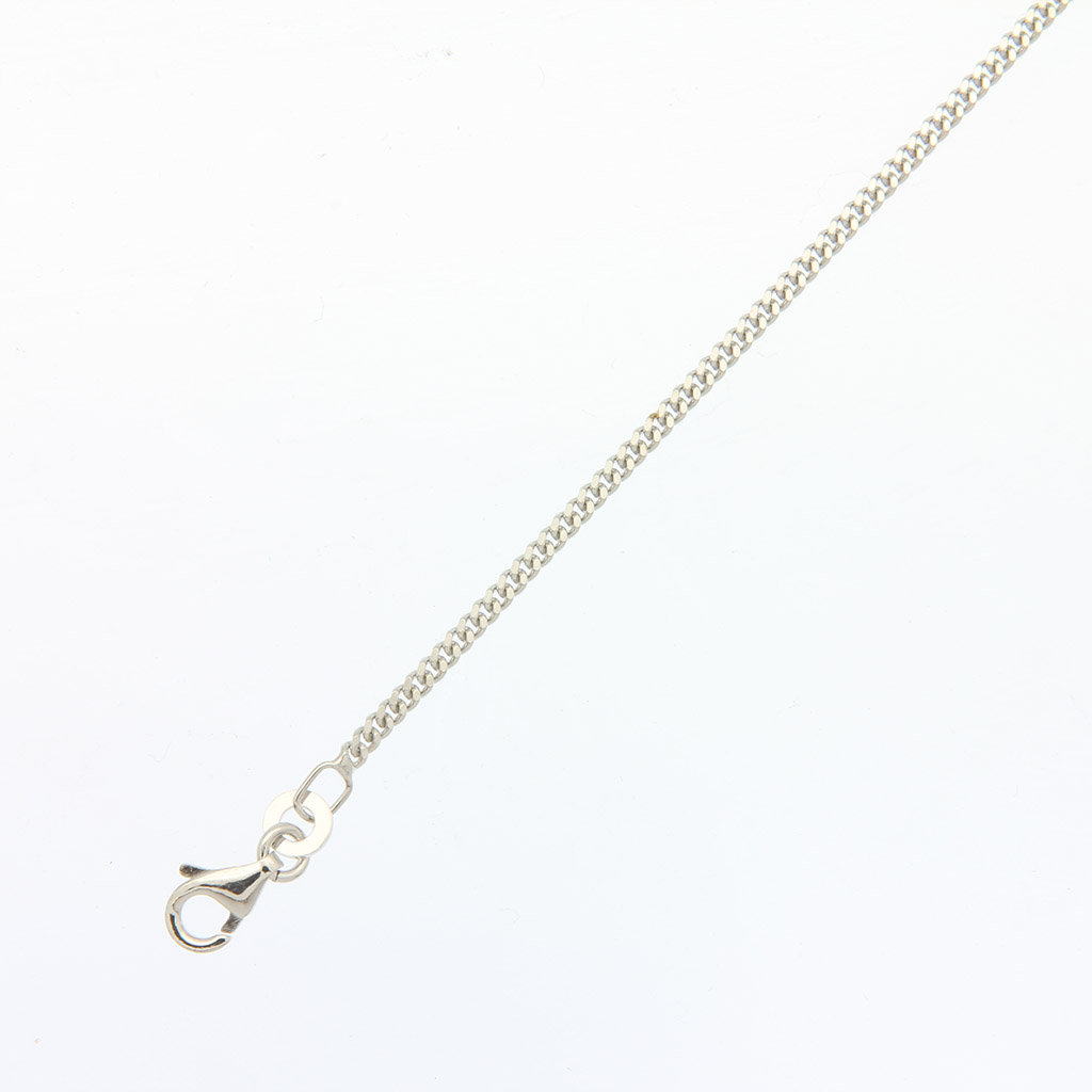 Chaine maille gourmette en Argent 925 /1000