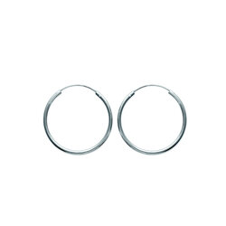 Paire de créoles   en Plaqué Or