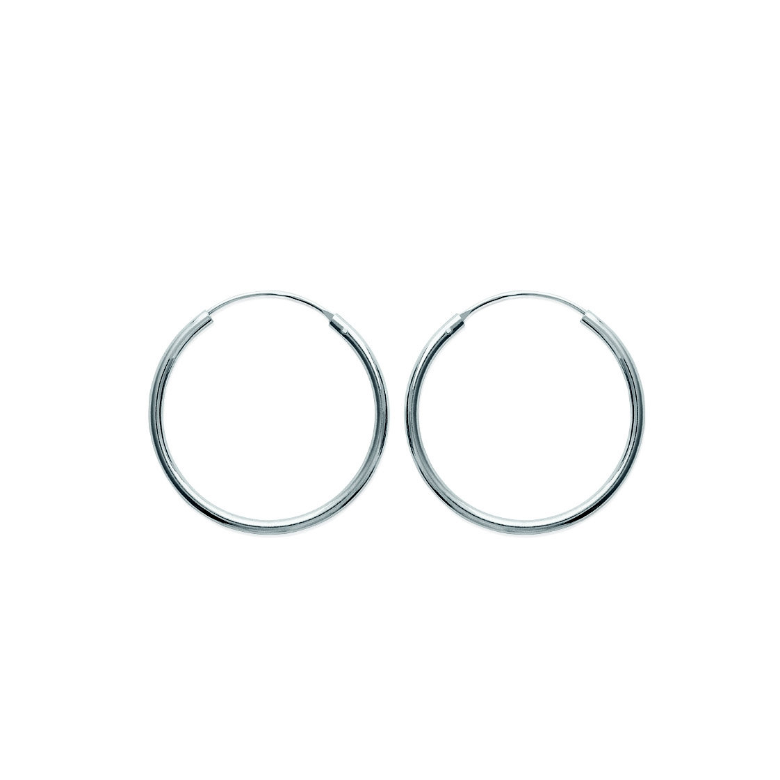 Paire de créoles en Plaqué Or