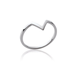 Bague motif "V" en Argent 925 /1000
