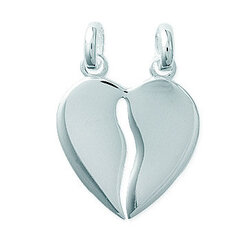 coeur sécable  en Argent 925 /1000
