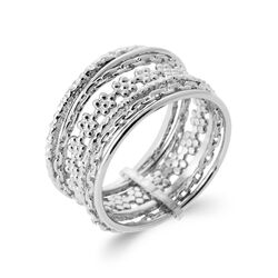 Bague motif semainiere  en Argent 925 /1000