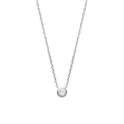 ronde serti clos  en Argent 925 /1000