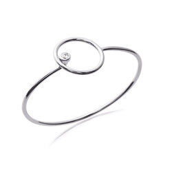 Bracelet Rigide cercle  en Argent 925 /1000