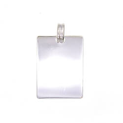 Plaque rectanglulaire  en Argent 925 /1000