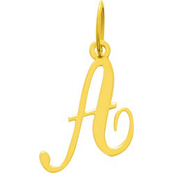 Prénom lettre A  en Or 750 / 1000 (18K)