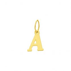Prénom lettre A  en Or 750 / 1000 (18K)