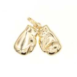 2 gants de boxe  en Or 750 / 1000 (18K)